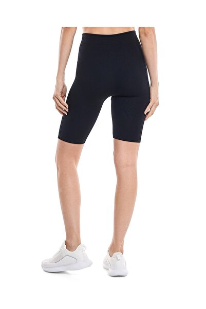 R&B Ribbed Cycling Shorts with Elastic Waist