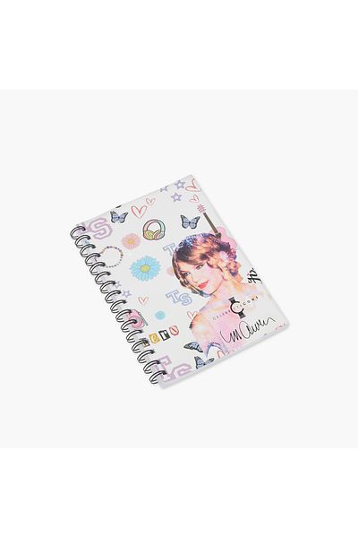 Lifestyle Taylor Swift Print A4 Spiral Notebook