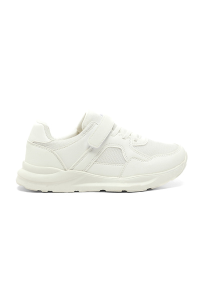 R&B Mesh Detail School Shoes with Velcro Closure