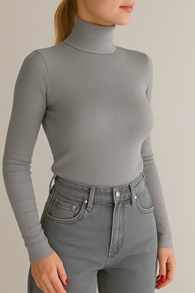 Starlight Unisex Premium Cotton Turtleneck Camisole Hooded Slimfit High Neck Sweater