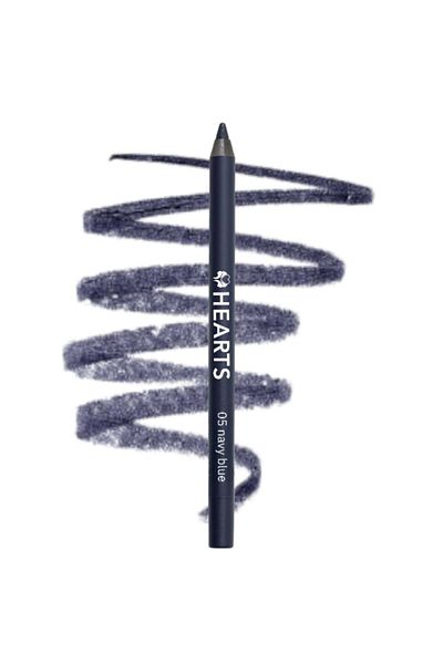 Hearts Hearts Waterproof Eyeliner Pencil - Blue 05