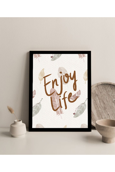 Harikabirev Τραπέζι MDF με εμφάνιση χωρίς πλαίσιο (ENJOY LIFE) | ΤΣΚΜΔΦ