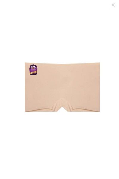 RAPAPA Daisy Women 2Pcs Skin Laser Cut Seamless Boxer Briefs Slip 2-Pack Set Underwear Lingerie
