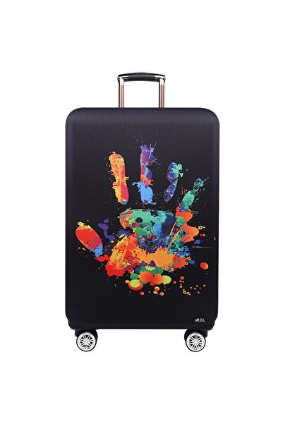 eR D L Husă de protecție pentru cărucior mărimea L, model de amprentă, eR D L