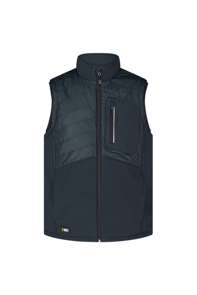 Safety jogger Oak Metal Blue Wind Resistant Vest