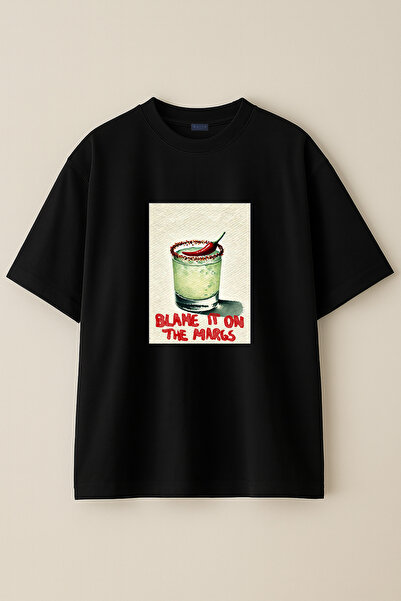 BLITZ ISTANBUL Tricou oversize pentru femei cu imprimeu Margarita Design