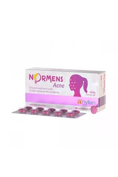 Hyllan Pharma Normens Acne, 30 comprimate, Hyllan