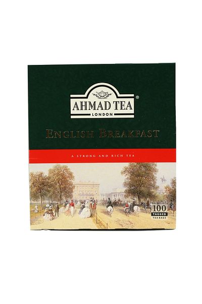 Ahmad Tea Red English Breakfast Tea, 100 Tea Bags