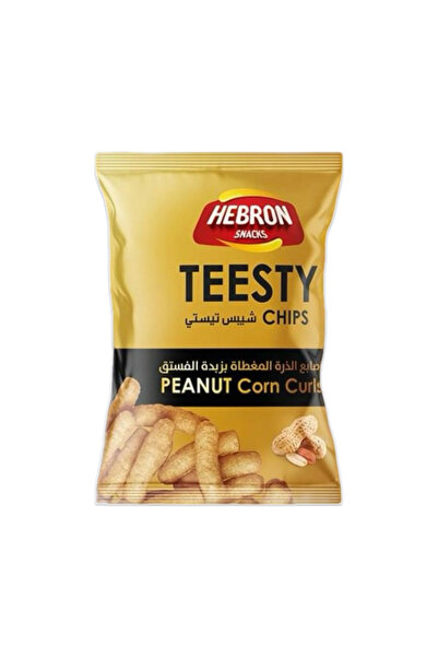 Hebron رقائق الذرة بالفول السوداني، 105 غرام