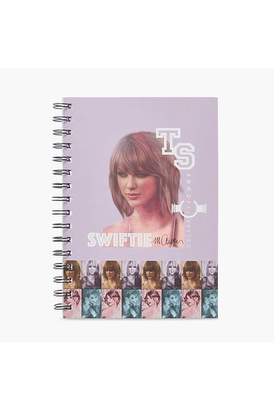Lifestyle Taylor Swift Print A6 Spiral Notebook