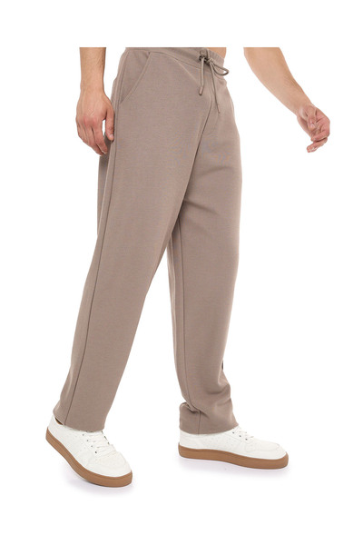 R&B بنطال بقصّة مستقيمة ومحكم مع خصر برباط