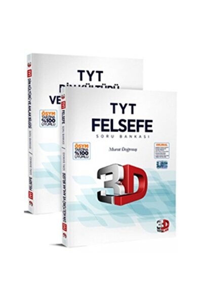 3D Yayınları 2025 Tyt Felsefe Ve Din Kültürü Ve Ahlak Bilgisi Soru Bankası Fe...