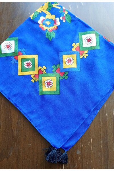 shop باندانا قطنية بشراشيب - 50 × 50 سم إكسسوار متعدد الأغراض (4 خيارات للألوان)
