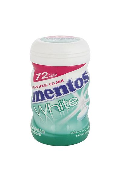 Mentos White Spearmint 72pcs 2533 --- White Spearmint Chewing Gum 72pcs