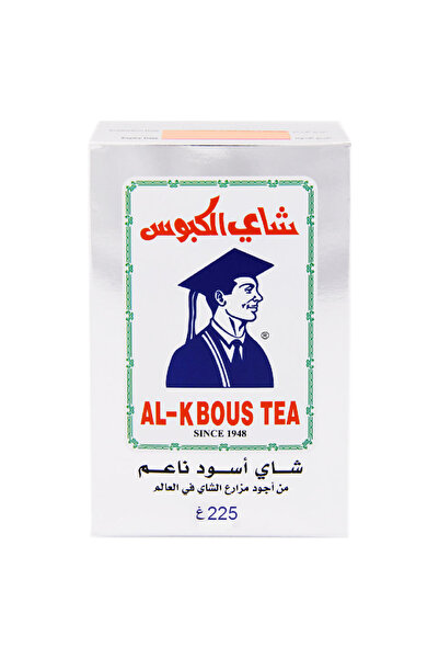AL-KBOUS شاي الكبوس الأسود الفاخر، 225 غرام