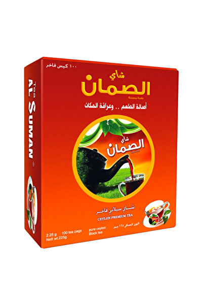 Al Suman شاي سيلان الفاخر، 100 كيس شاي