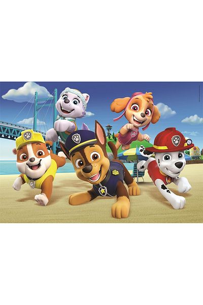 PAW PATROL Puzzle Maxi Patrula Cățelușilor, Ilustrații Colorate, 4 ani+, 60 de piese