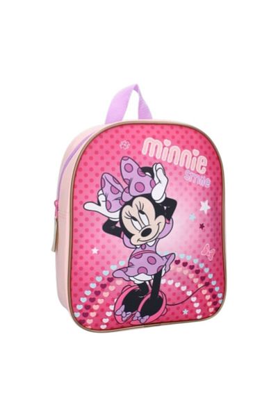 Minnie Mouse Set rucsac copii, 29x22x9 cm, sticla apa 500 ml si cutie sandwich 16x13x5 cm, Minnie Mouse