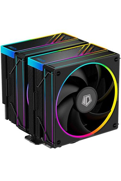 ID-COOLİNG Cooler CPU FROZN A620 ARGB, 2x 120mm, 2000 rpm, PWM, aRGB Lighting (Black)