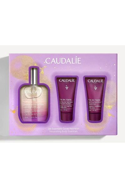 Caudalie Nourishing Elixir Oil Fig 50ml + Shower Gel 30ml + Body Lotion 30 ml