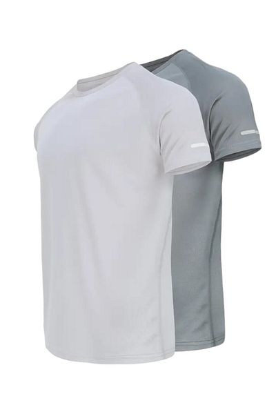 Karatopak 2 Pack Athletic Technical Performance Sports T-Shirts with Quick Dry Feature