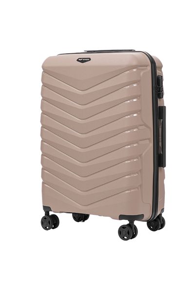 WINGS BRAND WINGS PHOENIX 2.0 Medium Suitcase Champagne - Durable 63L Luggage