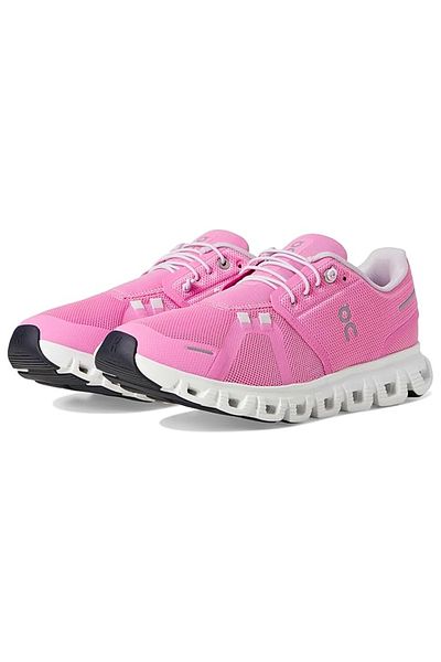 ON Cloud 6 All-Day Lace-Up Sneakers in Flamingo Pink