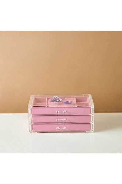 Lifestyle Mermaid 3-Compartment Jewellery Organiser - 24x15x11 cms