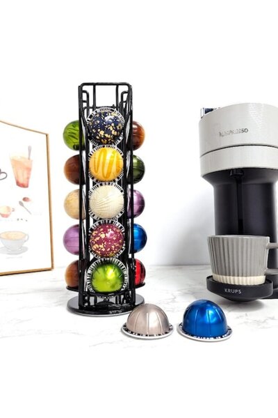 SMARTECH Suport Capsule Nespresso VertuoLine, Rotativ