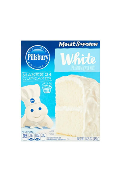 Pillsbury مزيج كيك سوبريم وايت، 485 جرام
