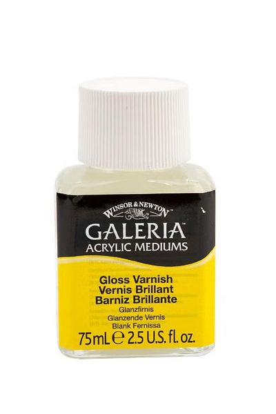 rexa Galeria Acrylic Mediums Gloss Varnish – 75ml Protective Finish for Paintings