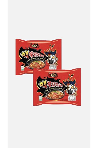 samyang buldak SPICY HOT CHICKEN X2 FLAVOR RAMEN HELAL DAMGALI ( 2 ADET )