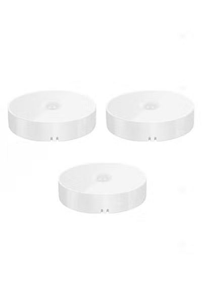 Taimi Pack Of 3 Wall LED sensor Night Light white color