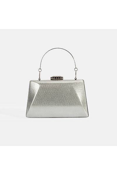 Desa Women's Silver Evening Handbag