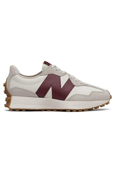 New Balance 327 Leather Look Lace Up Sneakers