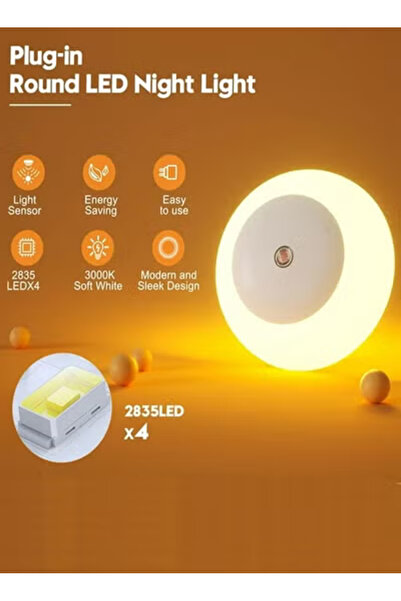 Taimi مصباح LED ذكي يعمل بالأشعة تحت الحمراء مع مستشعر حركة جسم الإنسان وإضاءة ليلية قابلة للتحكم، لون أصفر دافئ