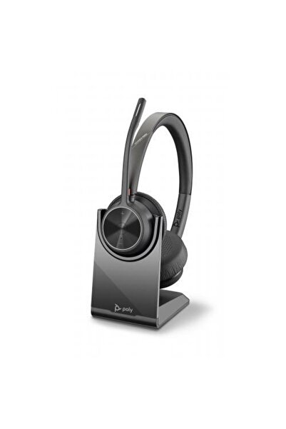 Poly Casti Call Center Voyager 4320 UC, Microfon, Wireless, USB-A + Stand de ...