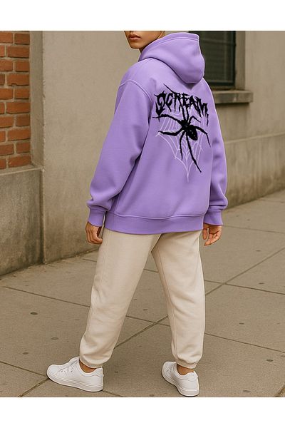 uyguntarz Scream Printed Oversize Sweatshirt