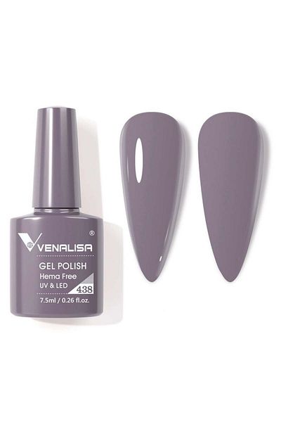 Venalisa Semi-Permanent Nail Polish, Hema-Free, 7.3 ml, 438