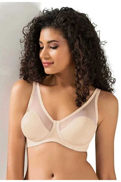 PATRON حمالة صدر مريحة ومريحة من التول مع تفاصيل مفصلة