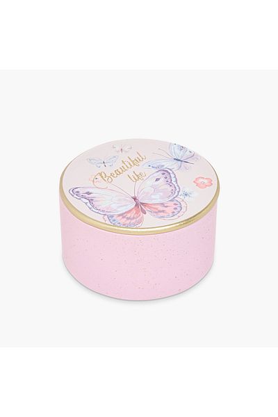 Lifestyle Butterfly Print Jewellery Organiser - 13x13x7 cms