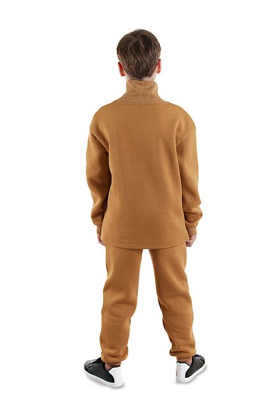 Denokids Stay Cool Oversize Boy's Mustard Tracksuit Set