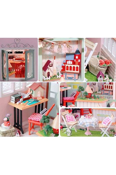 OEM Interactive, educational game, model house to assemble, miniature, Happy House, DIY