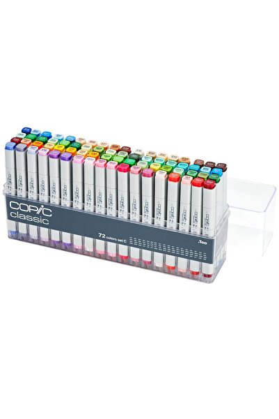 Copic Classic Çift Uçlu 72'li Çizim Kalemi Seti C