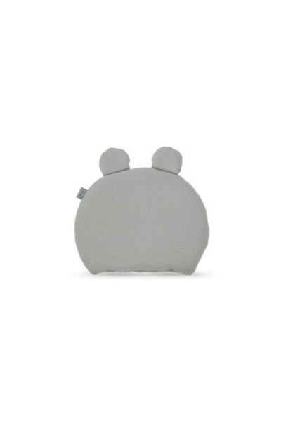 NO BRAND Pernă plată cu urechi pentru bebeluși, 35 x 28 cm, Steluță Mică, Fumurie