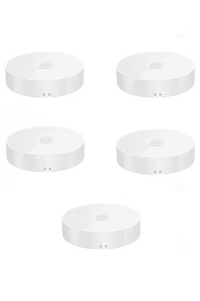 Taimi Pack Of 5 Wall LED sensor Night Light white color