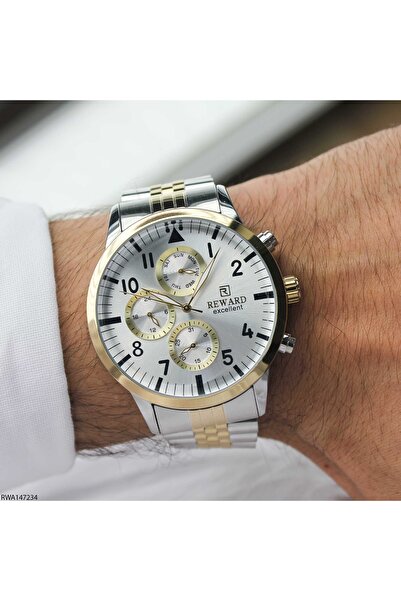 Reward Rwa147234 Men's Wrist Watch with Steel Band