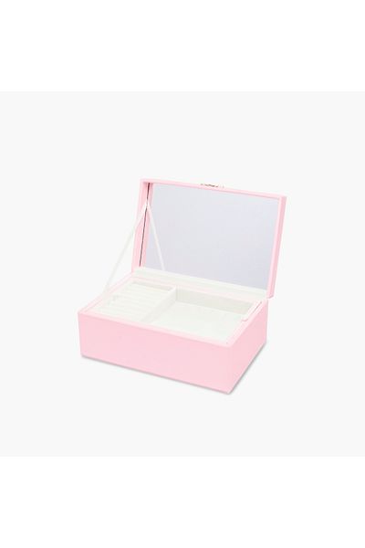Lifestyle Solid Jewellery Box with Mirror - 26x17x11 cms