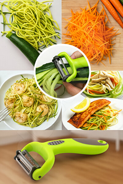 Destpak 360 Degree 3 Function Extra Quality Slicer, Grater, Peeler Grater Julienne Peeler