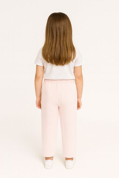 DUBAİ ÇOCUK Striped Comfortable Girl's Bottom